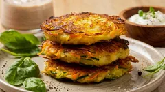 Senza farina e senza frittura: come preparare delle frittelle di verdure leggere 