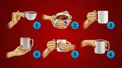 Test psicologico: come tieni la tazza di caffè e cosa rivela questo della tua personalità